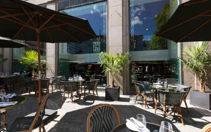Terras van Hotel Haymarket in Stockholm