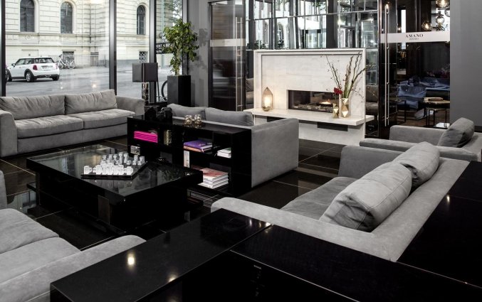 Lounge van Hotel AMANO Grand Central in Berlijn