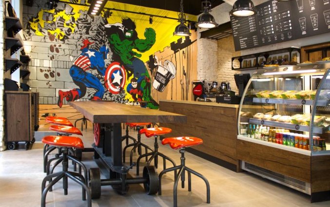 Bar van Appartementen Royal Court Legerova in Praag