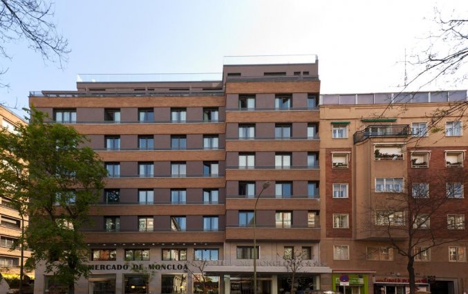 Vooraanzicht van hotel Exe Moncloa Madrid