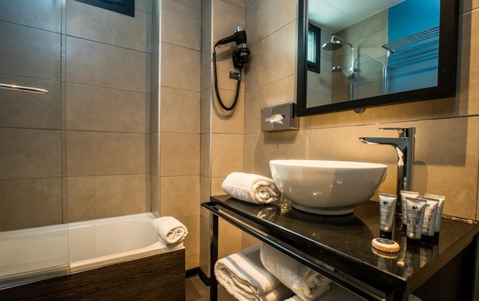 Badkamer van hotel NYX in Madrid