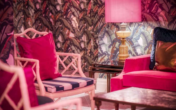 Lounge van hotel Wi-Ki Woo op Ibiza