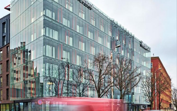 Gebouw van Hotel Wellton Riverside Spa in Riga