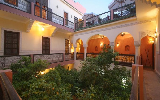Patio van Riad Sidi Ayoub in Marrakech