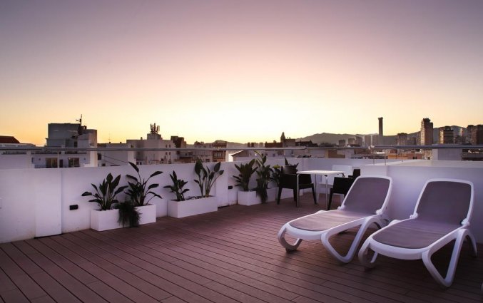 Dakterras van hotel Alameda in Alicante