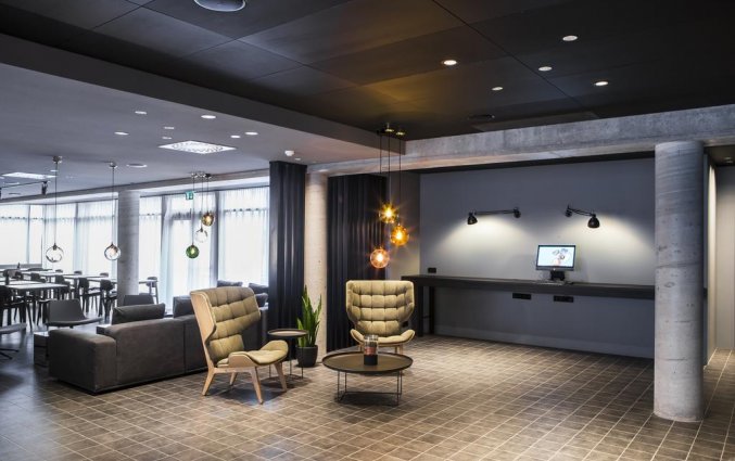 Lounge van hotel Skuggi by Keahotels IJsland