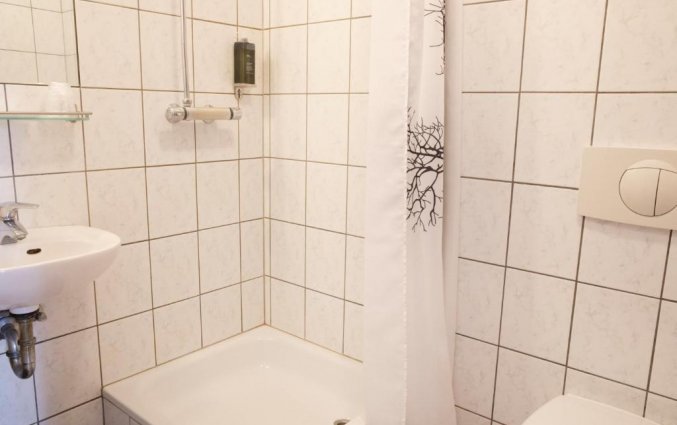 Badkamer van hotel Fosshotel Baron in Reykjavik