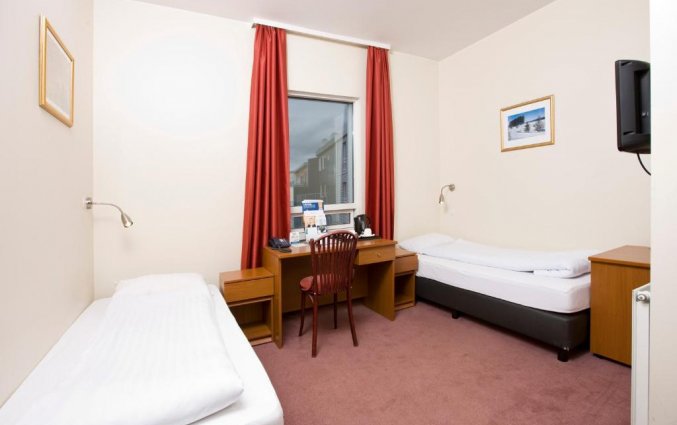 Slaapkamer van hotel Fosshotel Baron in Reykjavik