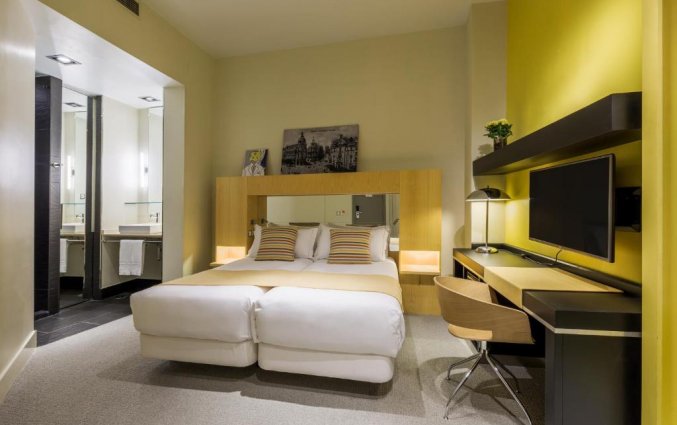 Tweepersoonskamer van Hotel Room Mate Alicia in Madrid