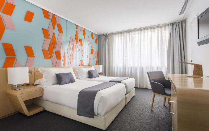 Tweepersoonskamer Hotel Room Mate Oscar in Madrid