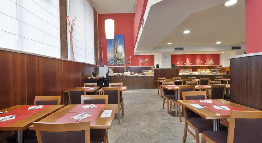 Ontbijtzaal van Hotel Aranea in Barcelona