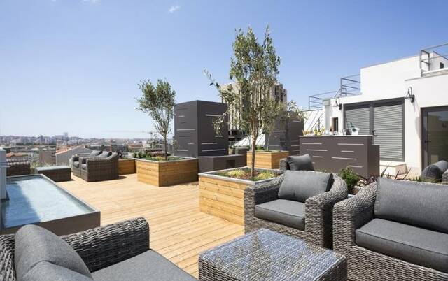 Dakterras van Hotel Acta The Avenue in Porto