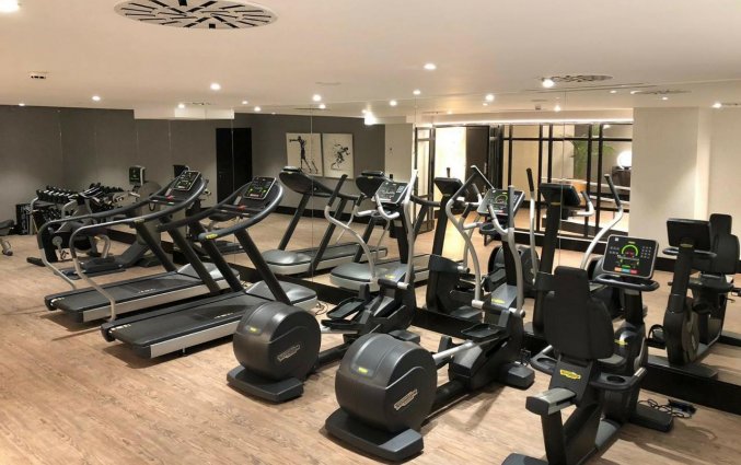 Fitnessruimte in Hotel Ilunion Bilbao
