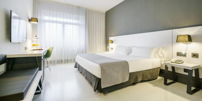 Tweepersoonskamer in Hotel Ilunion Bilbao