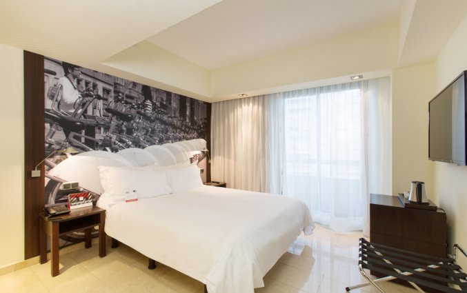 Tweepersoonskamer van Hotel Expo in Barcelona