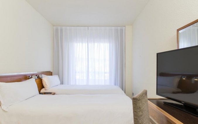 Tweepersoonskamer van Hotel Expo in Barcelona