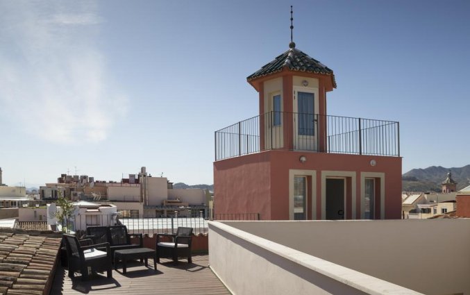 Dakterras van hotel Petit Palace Plaza Malaga