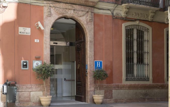 Entree van hotel Petit Palace Plaza Malaga