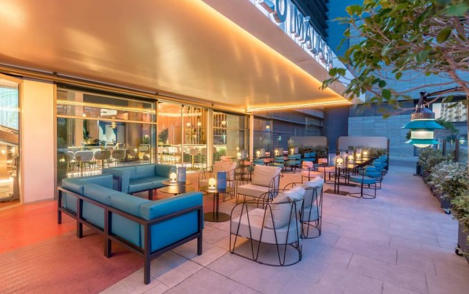 Terras van Hotel Barcelo Malaga