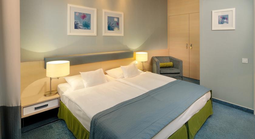 Tweepersoonskamer van Hotel Atrium Fashion in Budapest