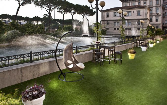 Terras van Hotel Leon d'Oro Verona