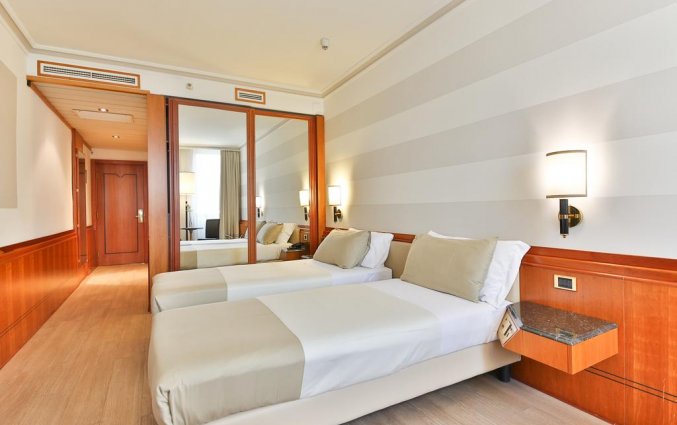 Tweepersoonskamer van Hotel Leon d'Oro Verona