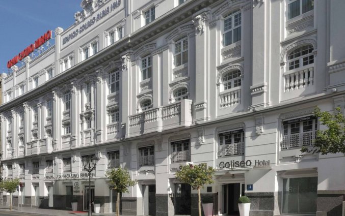 Gebouw van Hotel Sercotel Coliseo in Bilbao