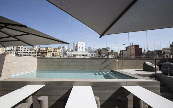 Dakterras van Hotel Vincci Mercat Valencia