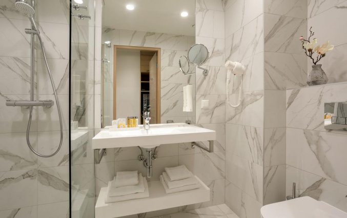 Badkamer van hotel Centennial Tallinn