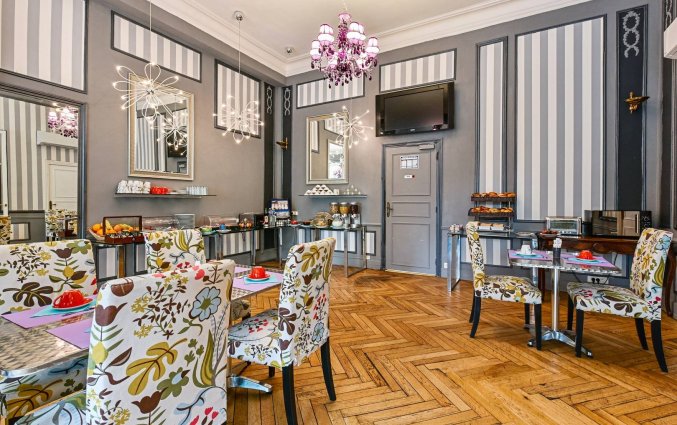 Ontbijtzaal van hotel Aria Nice