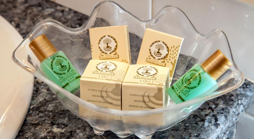 Gratis toiletartikelen van hotel Piemonte in Rome