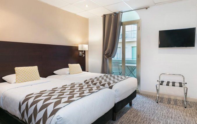 Tweepersoonskamer van Hotel Locarno Nice