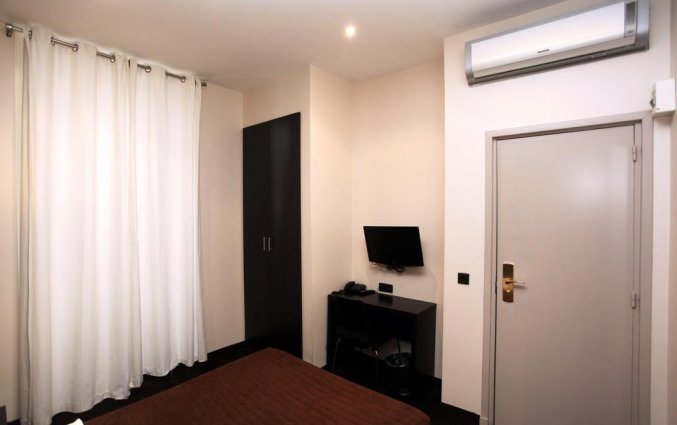 Tweepersoonskamer van hotel Trocadero Nice