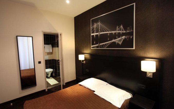 Tweepersoonskamer van hotel Trocadero Nice