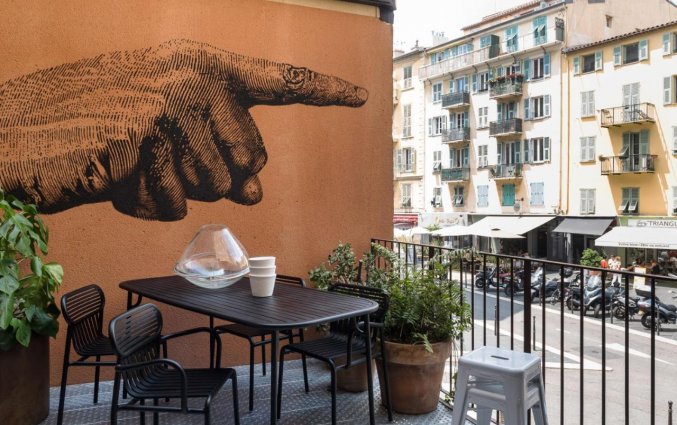 Terras van Hotel du Pin Nice Port in Nice