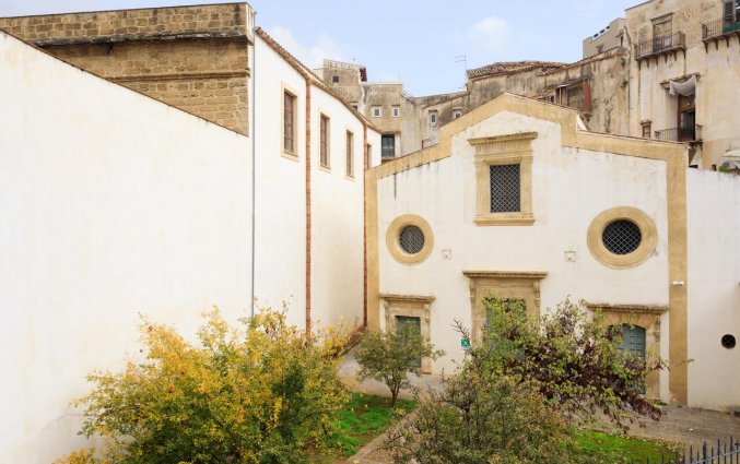 Gebouw van Hotel Palazzo Brunaccini op Sicilië
