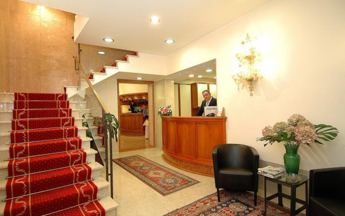 Lobby van Hotel Da Bruno in Venetie