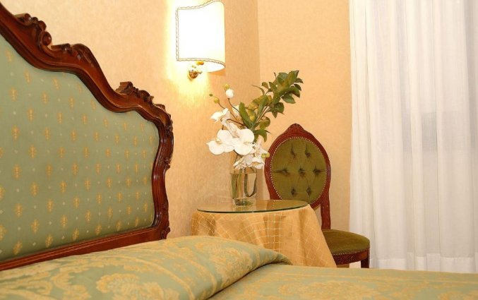 Tweepersoonskamer van Hotel Da Bruno in Venetie