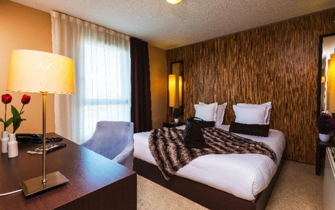 Tweepersoonskamer van Hotel Residences Zenitude Bègles in Bordeaux