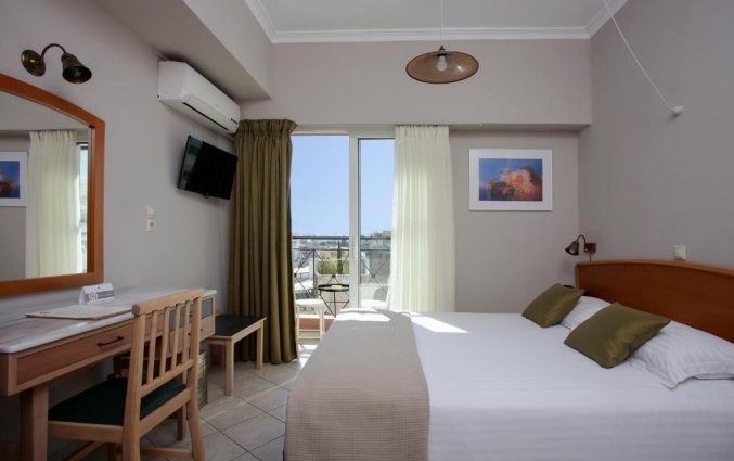 Tweepersoonskamer van Hotel Evripides in Athene