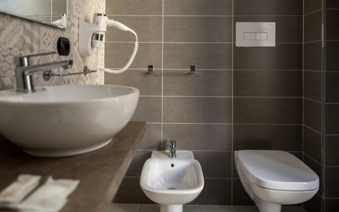 Badkamer van Appartementen Hermes Inn Napoli in Napels