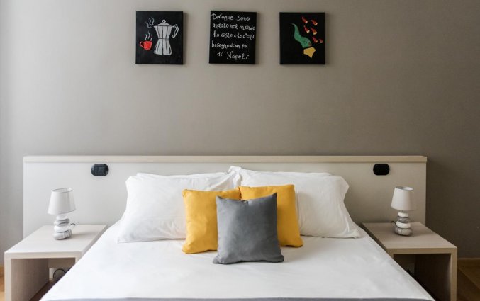 Tweepersoonskamer van AppartementenHermes Inn Napoli in Napels