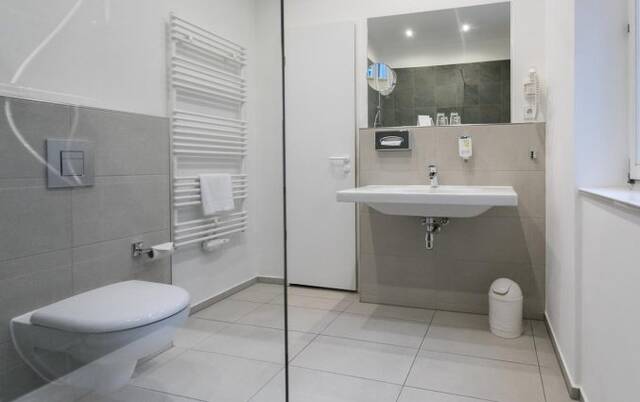 Badkamer van Hotel Allegra in Berlijn