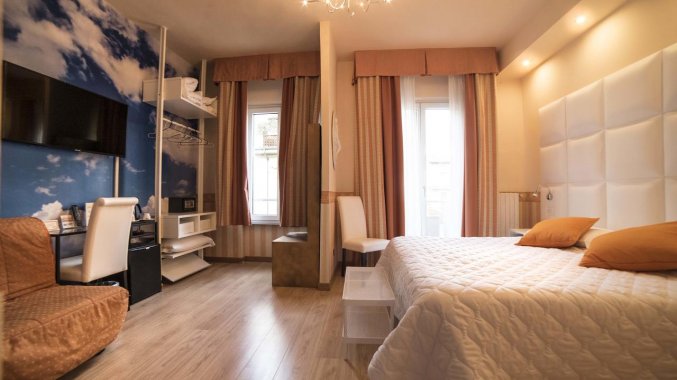 Tweepersoonskamer van Hotel Jane in Florence