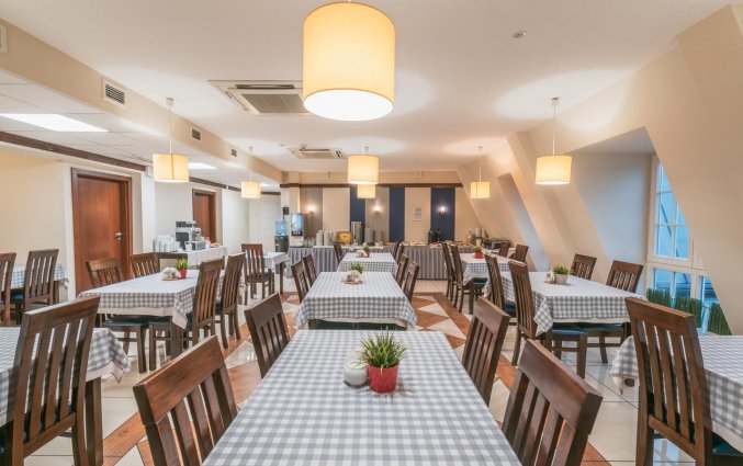 Eetzaal van restaurant van Hotel Piast in Wrocław