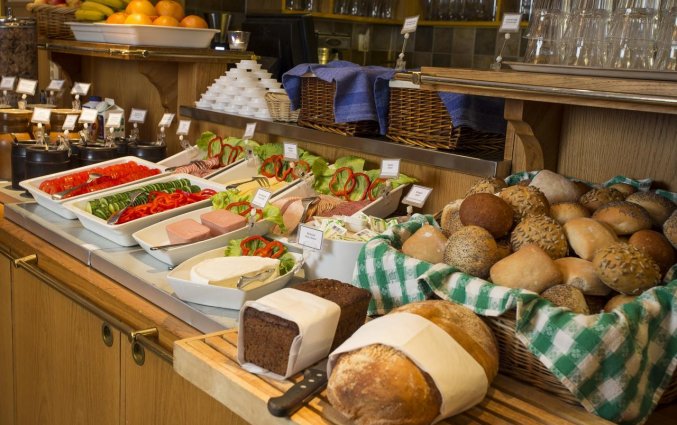 Ontbijtbuffet van Hotel Crystal Plaza in Stockholm