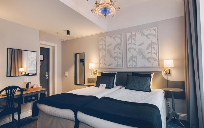 Tweepersoonskamer van Hotel Crystal Plaza in Stockholm