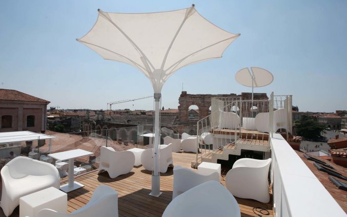 Dakterras van Hotel Milano & SPA in Verona