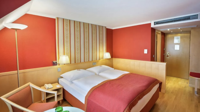 Tweepersoonskamer van Hotel Austria Trend Hotel Ananas Wien
