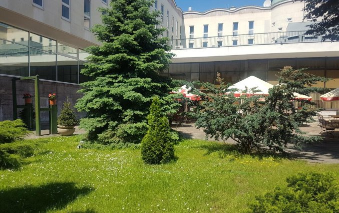Tuin van Hotel Gromada Warszawa Centrum in Warschau